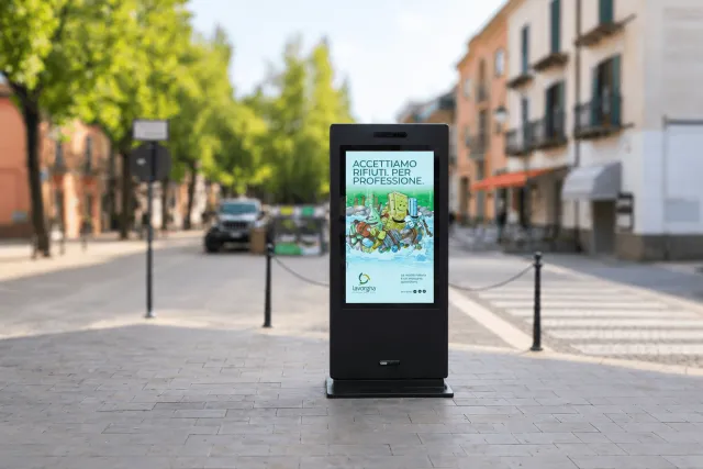 Ledwall Telese Terme | Piazza Minieri a Telese Terme – foto 5